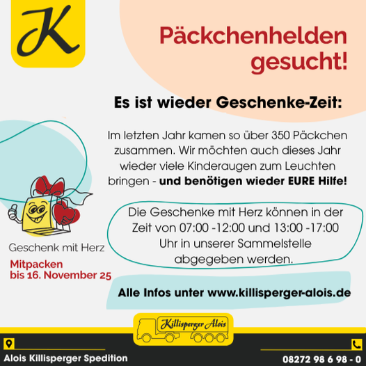 Geschenk mit Herz 2025